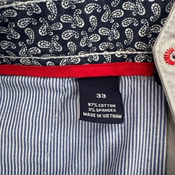 Lot of 2 Daniel Cremiuex Comfort Stretch Chino Shorts Mens 33 Beige Gray Cotton - Picture 6 of 12